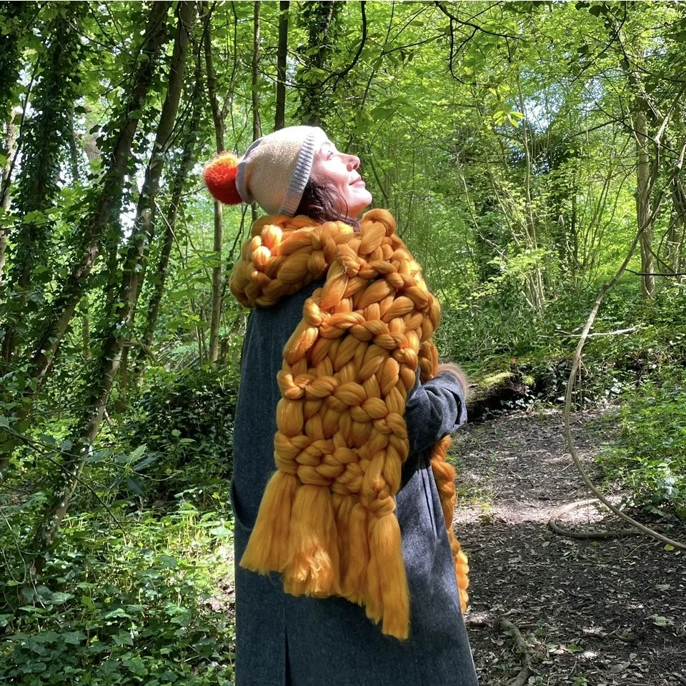 sadie' scarf arm knitting kit — cocoon&me